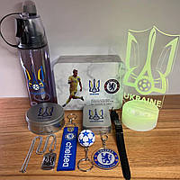 Футбольний набір Михайла Мудрика (Збірна України / Челсі) - Подарунок футболісту