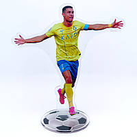 Акрилова фігурка футболіста - Кріштіану Роналду - Аль-Наср (Cristiano Ronaldo) Подарунок футболісту - 15 см
