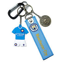 Футбольний брелок - подарунок футболісту - комплект Манчестер Сіті (Manchester City)