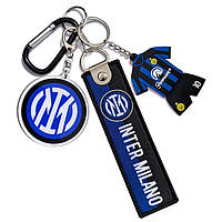Футбольний брелок - подарунок футболісту - комплект Інтер (Мілан)