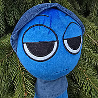 М'яка іграшка Джевін Спрункі Sprunki Incredibox Синій 28*13*9 см (00517-74), фото 2