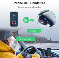 Автомобільний комплект Bluetooth із гучним зв'язком Deelife із USB прикурювачем у комплекті