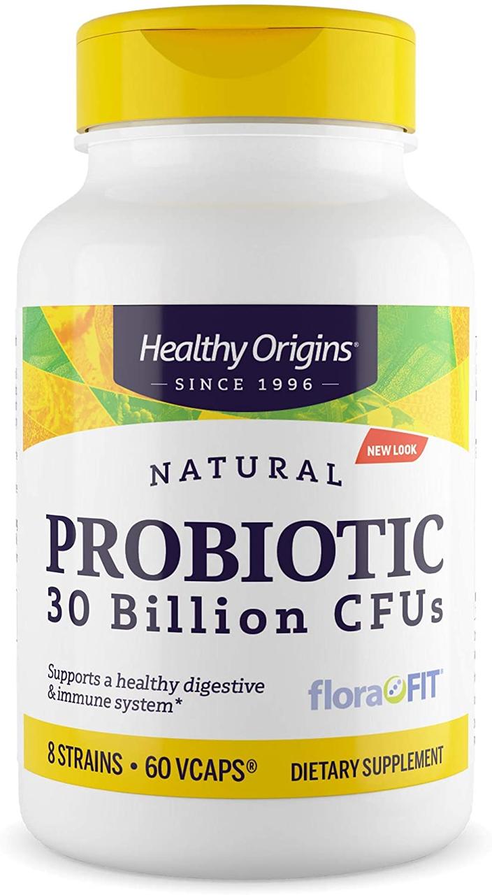 Пробіотик, Probiotic, Healthy Origins, 30 млрд КУО, 60 капсул