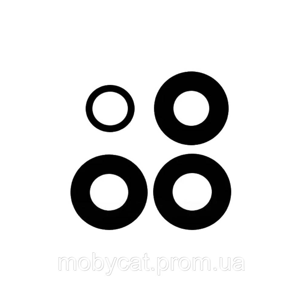 Скло камери Oppo Reno5, Reno5 5G, Reno 5 Pro 5G (чорне комплект 4 шт), фото 1