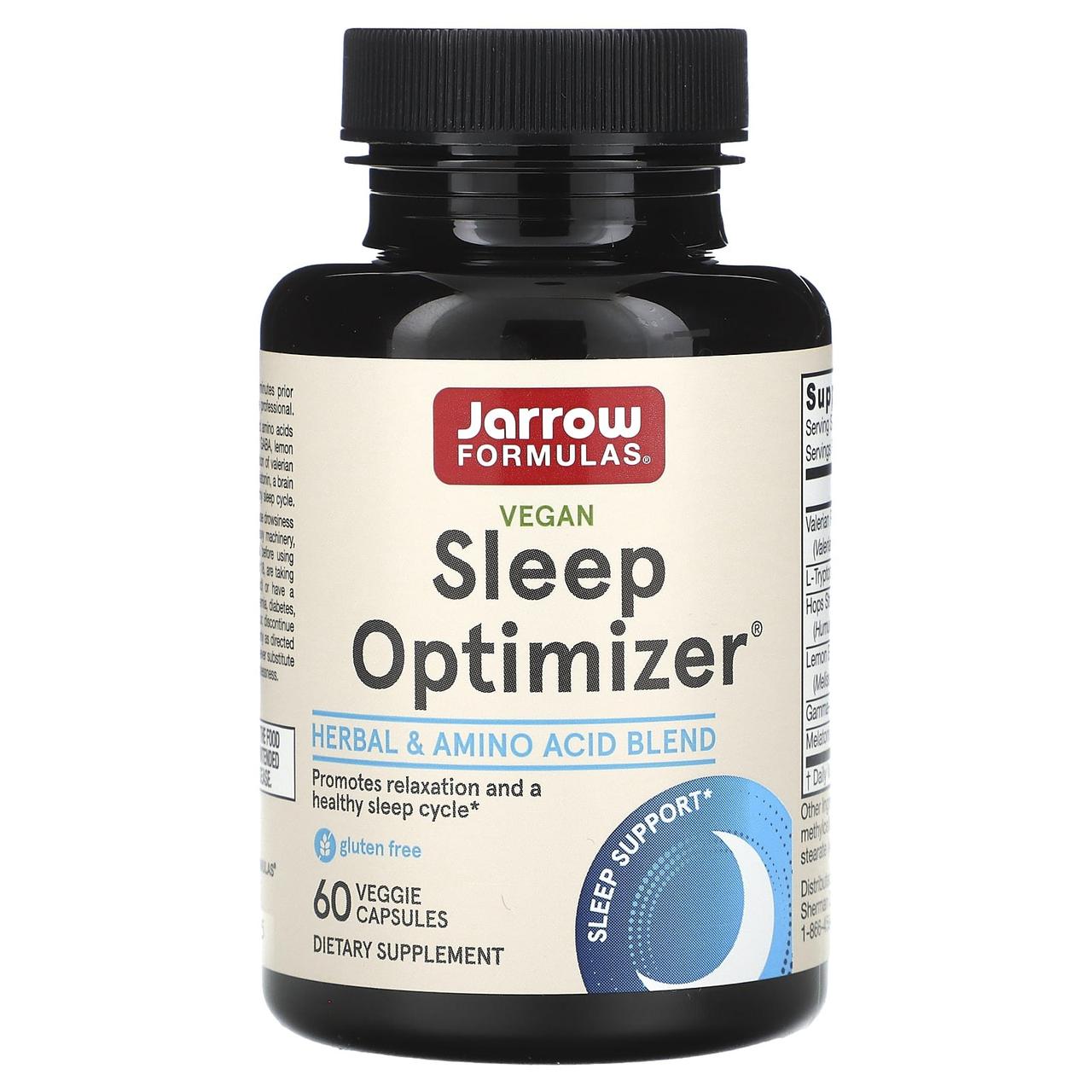 Здоровий сон, Sleep Optimizer, Jarrow Formulas, 60 капсул