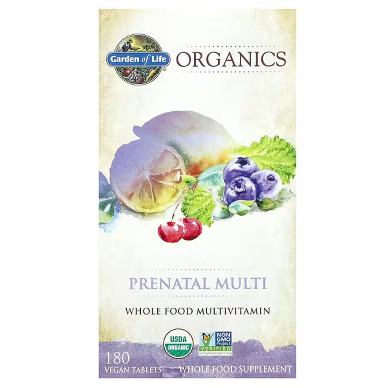 Мультивітаміни для вагітних, MyKind Organics, Prenatal Multi, Garden of Life, 180 таблеток