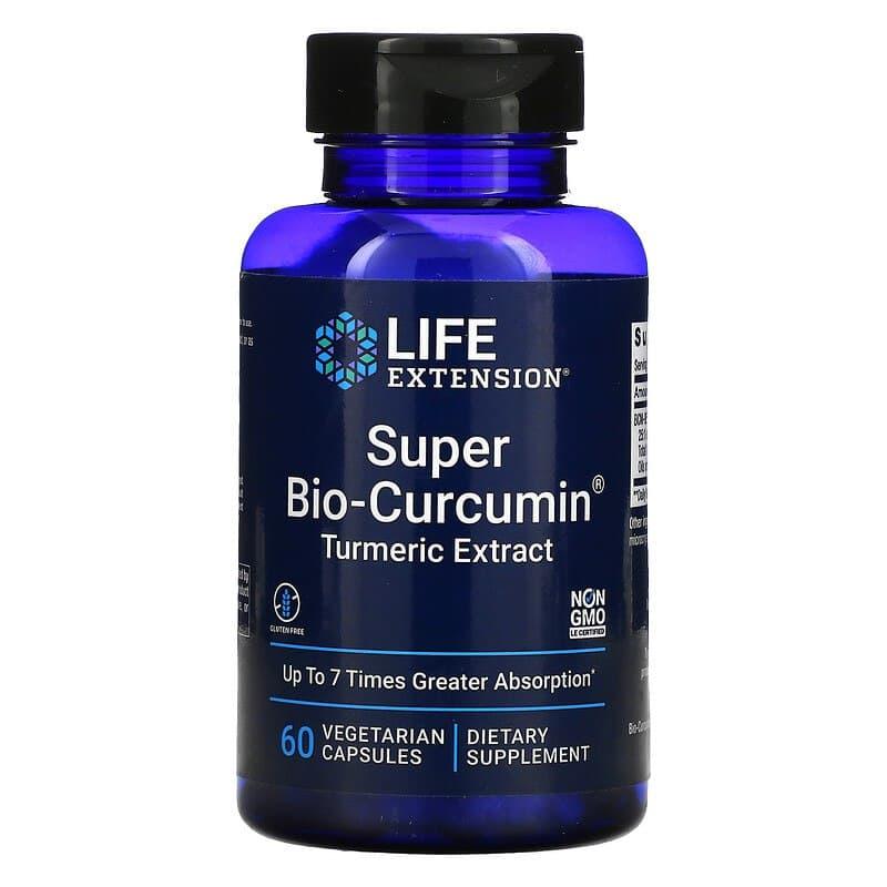 Куркумін, Bio-Curcumin, Life Extension, супер-біо, 400 мг, 60 капсул