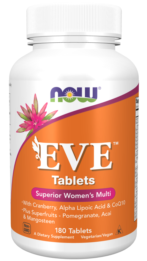 Вітаміни для жінок Єва, Eve, Women's Multi, Now Foods, чудовий комплекс, 180 таблеток