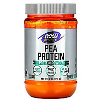 Гороховий протеїн, Pea Protein, Now Foods, Sports, без смаку, 340 г