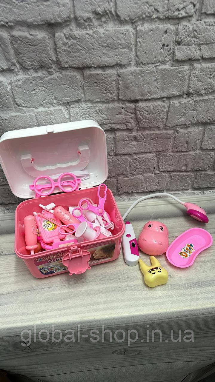 Дитячий ігровий набір Стоматолог доктор, зубного лікаря, "Дантист" Dent Clinic, Simulation Games, 18 предметів