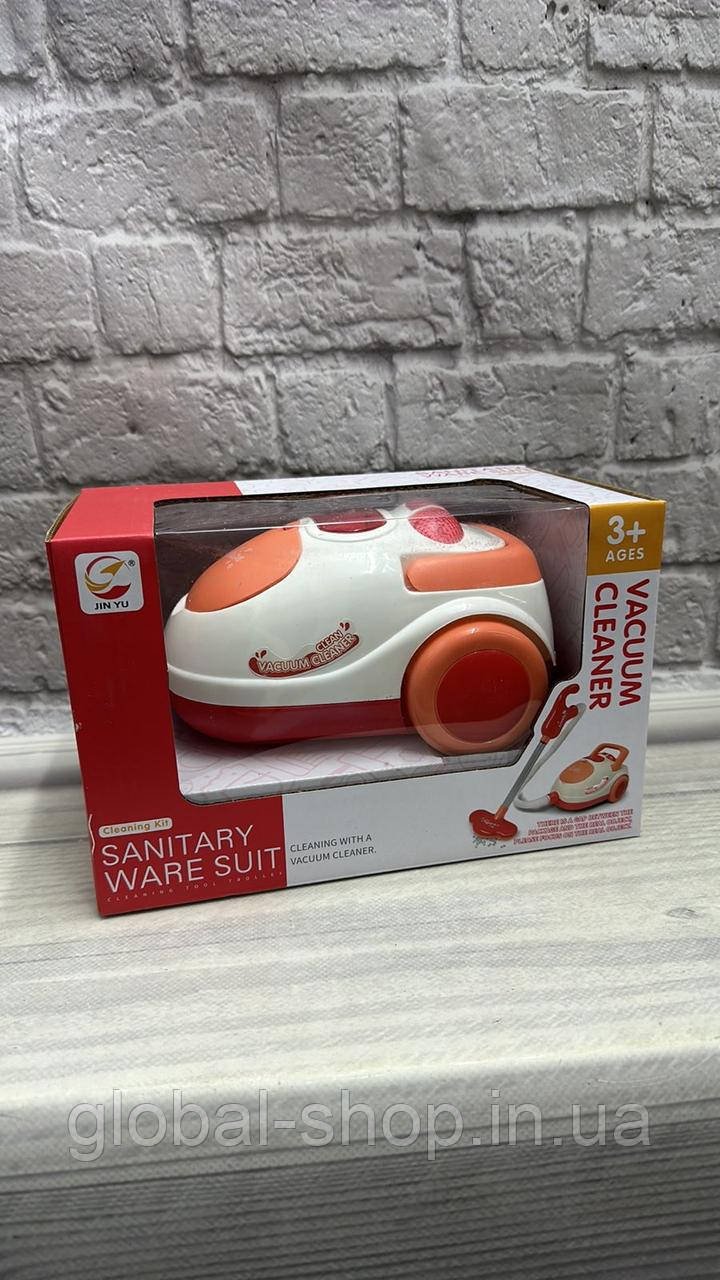 Пилосос іграшковий підсвітка/кульки/в коробці (8018)