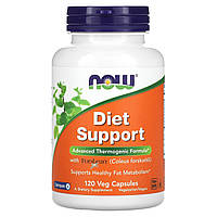 Дієтична підтримка, Diet Support, Now Foods, термогенна формула, 120 вегетаріанських капсул