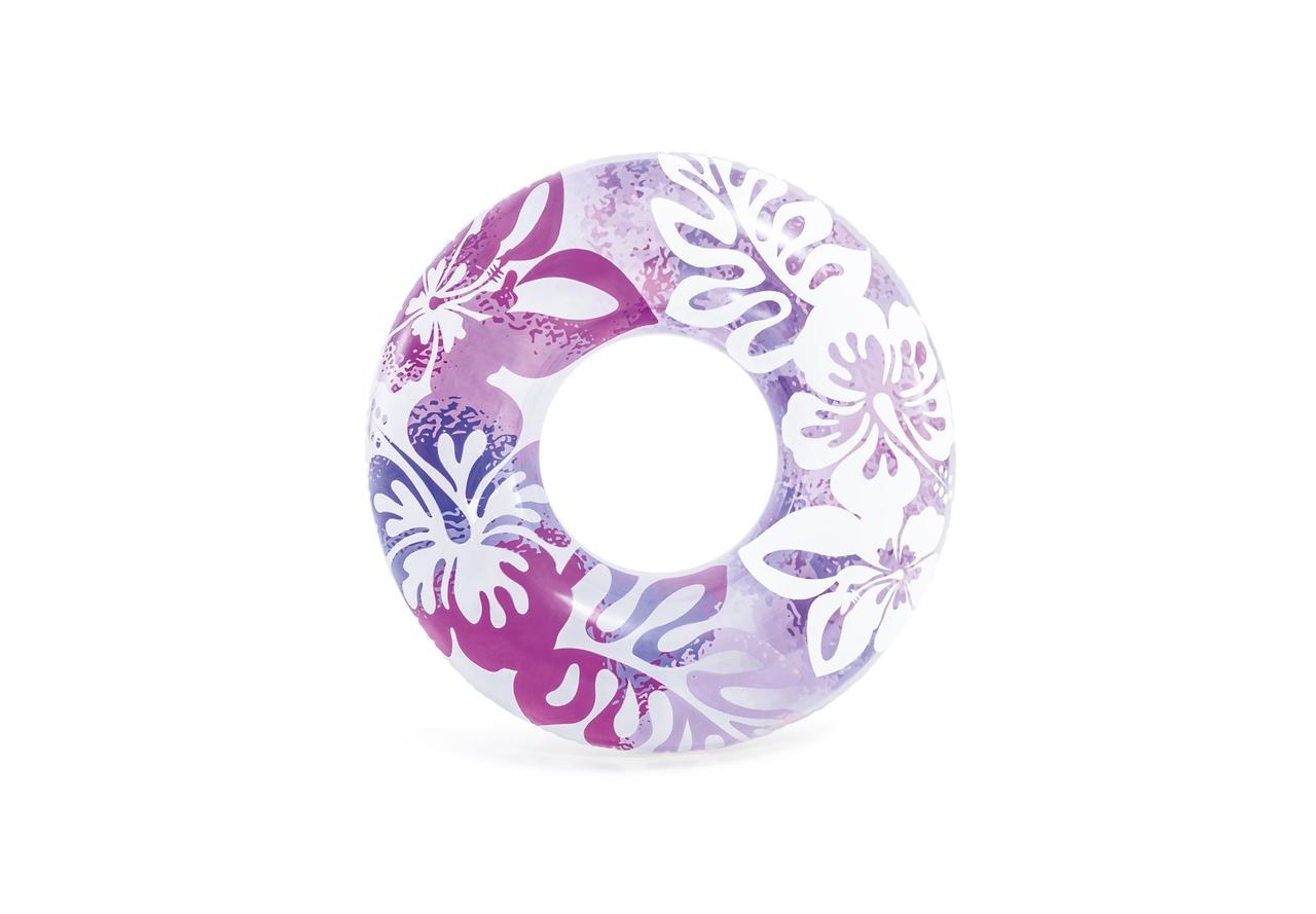 Надувне коло Intex 59251 Aloha Violet, 91 см (від 9 років), фото 1