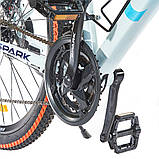 Велосипед SPARK MONTERO 26 ал13 ам лок-аут диск перловий синій, фото 5