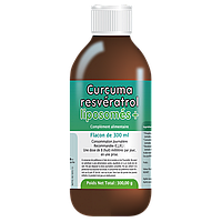 Куркума і ресвератрол, Liposomal Curcuma Resveratrol, Health Optimisation Devices, ліпосомальні, 300 мл