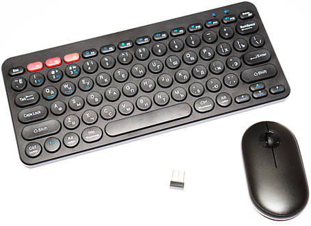 Bluetooth Клавіатура + миша KM902 / 8887, фото 1