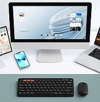 Bluetooth Клавіатура + миша KM902 / 8887, фото 2