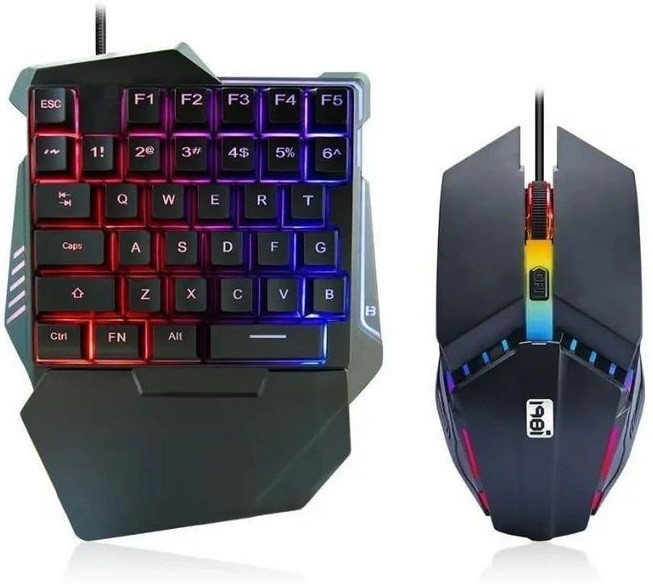 Комплект 2 в 1 198I G506 USB клавіатура та мишка з RGB-підсвіткою