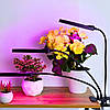 Фітолампа для рослин потрійна USB з таймером і регулюванням яскравості, фото 6