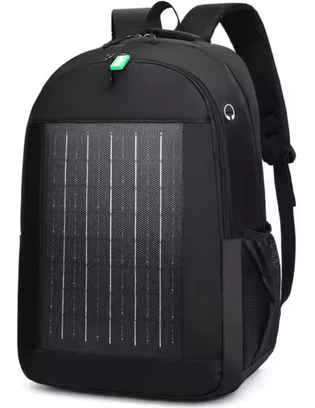 Рюкзак із вбудованою сонячною батареєю 10W USB