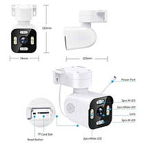 Wi-Fi камера A6s з віддаленим доступом вулична + блок живлення (icam365), фото 2