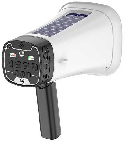 Гучномовець мегафон (рупор) на сонячній батареї WSJAR L-026 Bluetooth