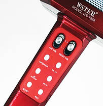 Караоке-мікрофон WSTER WS-1828 з LED-підсвіткою (змінювання голосу), фото 4