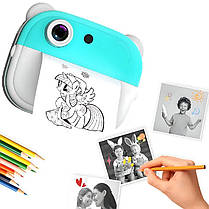 Фотоапарат миттєвого друку Q9 USB + 1 рулон паперу, фото 4