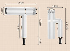 Професійний іонний фен Hair Dryer XL1248 зі складаною ручкою, фото 2