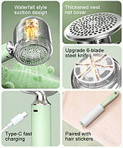 Машинка для видалення ковтунців акумуляторна HAIR BALL KST-M6, фото 4