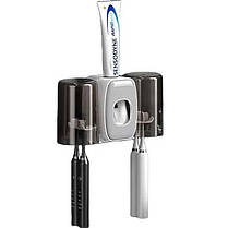 Тримач для зубної щітки 2 чашки з диспенсером-дозатором + стерилізатор RA-932, фото 4