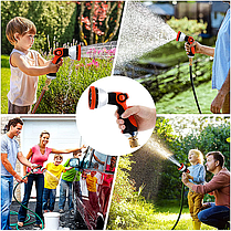 Насадка на шланг пістолет-розпилювач Washing Gun Жовтогарячий, фото 5