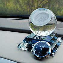 Автомобільний ароматизатор Кристал із годинником, фото 4