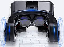 Окуляри віртуальної реальності VR BOX PARK J20 з навушниками та пультом, фото 2
