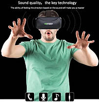Окуляри віртуальної реальності VR BOX PARK J20 з навушниками та пультом, фото 3
