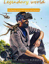 Окуляри віртуальної реальності VR BOX PARK KBY004 з навушниками та пультом, фото 5