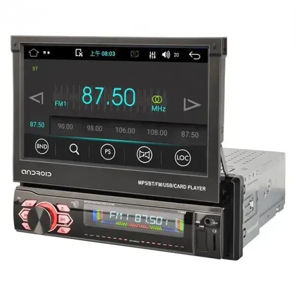 Автомагнітола з виїзним екраном 7" 2DIN 7188A 2/32G