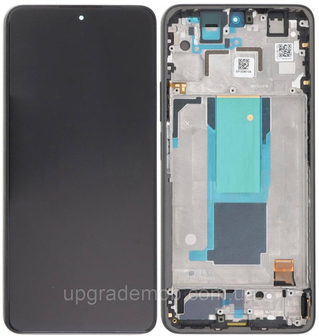 Дисплей Xiaomi Redmi Note 11 Pro Plus 5G OLED чорний + рамка, фото 1