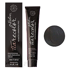 Крем-фарба для волосся безаміачна Tiare Color Silver 1.0 чорний 100 мл