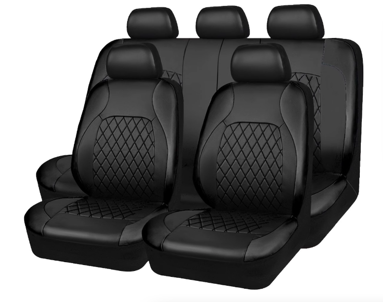 Чохли на сидіння перед і зад зі шкіри для автомобіля