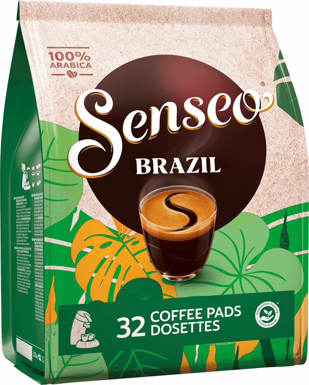 Кава в чалдах Senseo Brazil 100% Arabica  32 чалди, фото 1