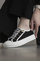 Жіночі Кросівки Dior low-top black / Діор Лоу-Топ