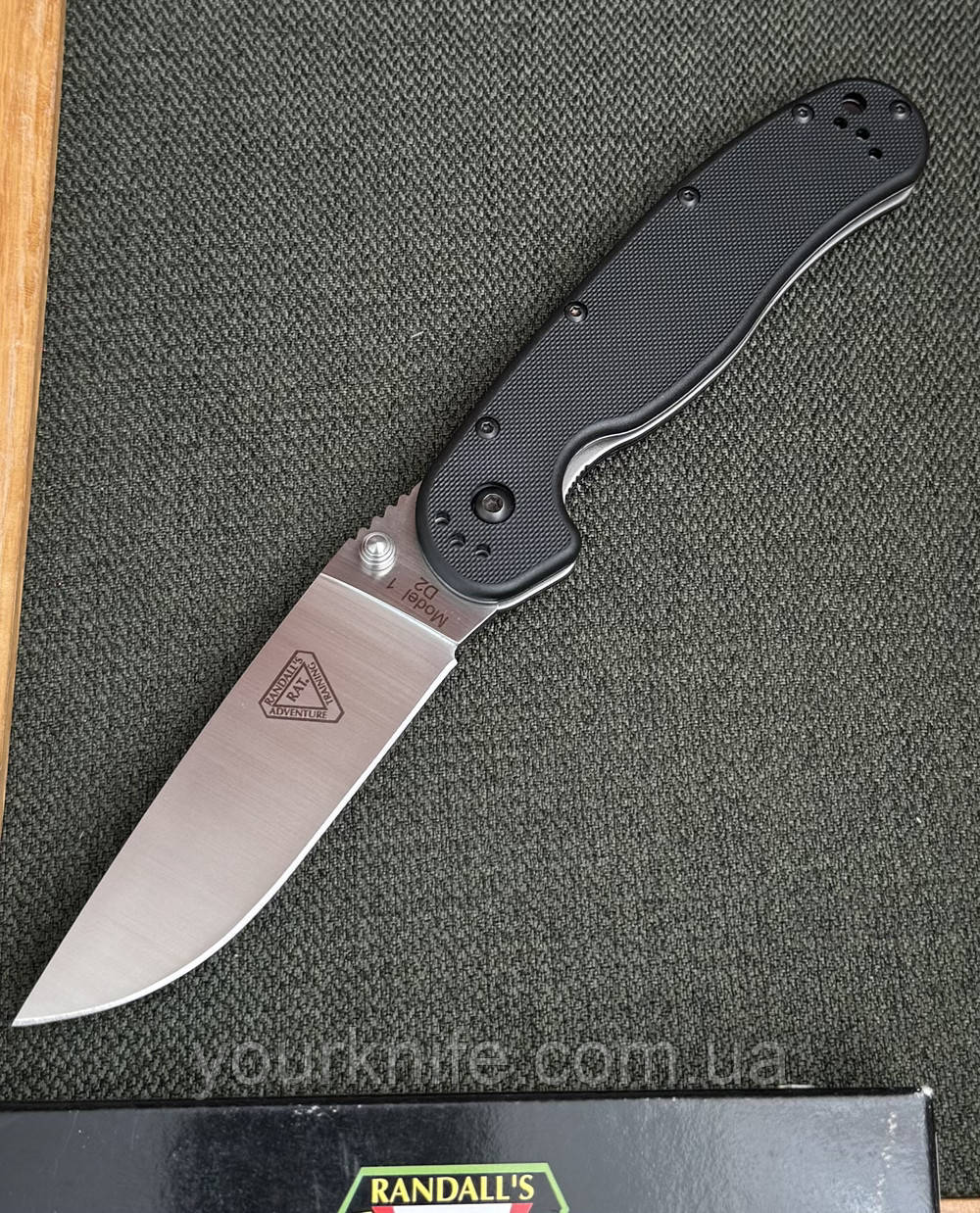 Ніж зі знижкою Ontario Rat Folder 1 D2, фото 1