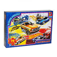 Пазли ТМ "G-Toys" із серії "Hot Wheels", 70 ел.