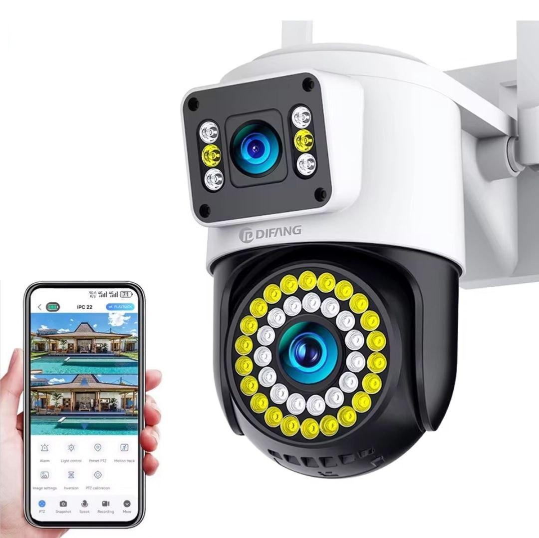 Зовнішня IP WiFi камера DIFANG BLQ42D 8MP з двома об'єктивами. Yoosee