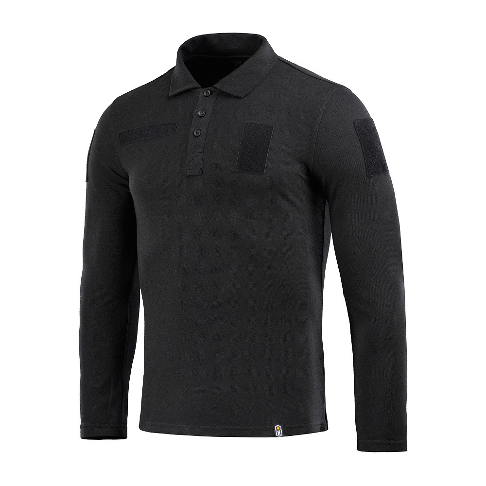 Футболка поло з довгим рукавом M-Tac Black 80021002