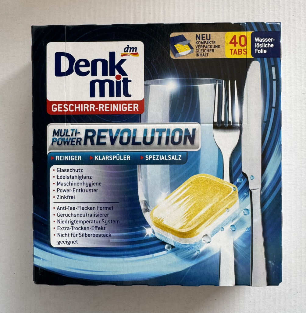Таблетки для посудомийних машин DenkMit Revolution, 40 шт