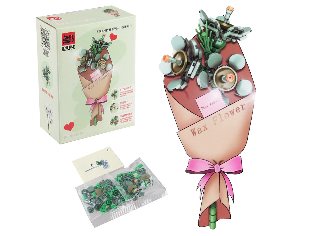 Конструктор, “Букет квітів”, в кор. /96/, фото 1