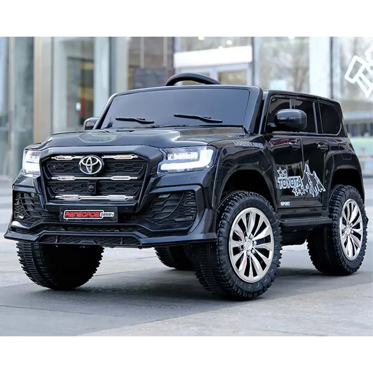 Дитячий електромобіль джип Toyota Land Cruiser M 6138EBLR-2 (2x35W,12V7A) Black