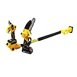 Акумуляторний набір 3в1 DeWalt 24В Міні пила DCM155HN АКБ секатор DCMPP540P1 Телескопічна штанга 2,6м, фото 5